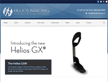 Tablet Screenshot of heliosbracing.com